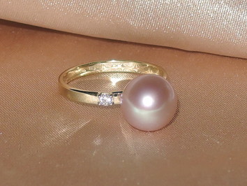 Prsteň s perlou BC027YFR-L Prsteň s perlou BC027YFR-L