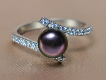 Prsteň s perlou BC029SBR-B Prsteň s perlou BC029SBR-B