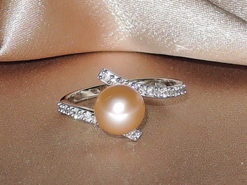 Prsteň s perlou BC029WFR-P Prsteň s perlou BC029WFR-P