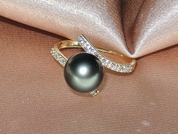 Prsteň s perlou BC029YR-TAA+ Prsteň s perlou BC029YR-TAA+