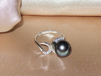 Prsteň s perlou BC03SR-B Prsteň s perlou BC03SR-B