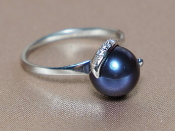 Prsteň s perlou BC05SR-B Prsteň s perlou BC05SR-B