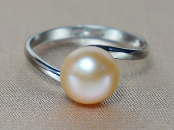 Prsteň s ružovou perlou BC028SBR-P Prsteň s ružovou perlou BC028SBR-P