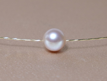 Ružová riečna perla na zlatom lanku WW01YN-FP Ružová riečna perla na zlatom lanku WW01YN-FP