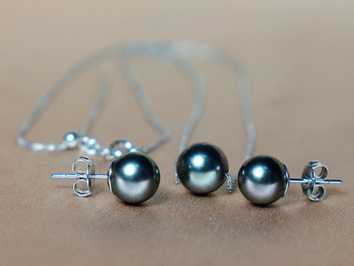 Set šperkov s tahitskými perlami TPSET500wQ Set šperkov s tahitskými perlami TPSET500wQ