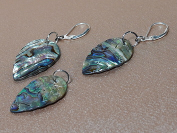 Set z Abalone lastúry ALS012G
