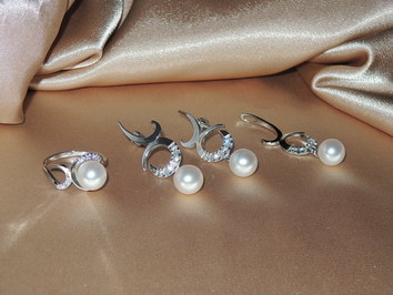 Šperky s perlami BC03SS-W Šperky s perlami BC03SS-W