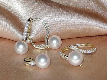 Šperky s perlami BC130YS-A Šperky s perlami BC130YS-A