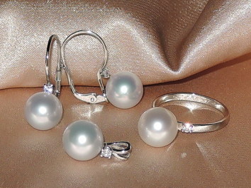 Šperky s perlami BC140WS-W Šperky s perlami BC140WS-W