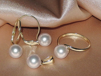 Šperky s perlami BC150YS-A Šperky s perlami BC150YS-A