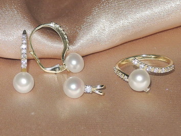 Šperky s perlami BC170YBS-W Šperky s perlami BC170YBS-W