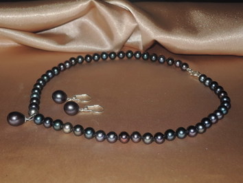 Šperky s perlami RSNDSET7580AA+bK Šperky s perlami RSNDSET7580AA+bK