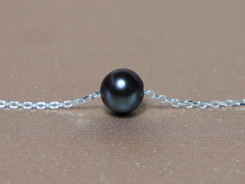 Strieborný náhrdelník s pravou sladkovodnou perlou AAA N123SbU Strieborný náhrdelník s pravou sladkovodnou perlou AAA N123SbU