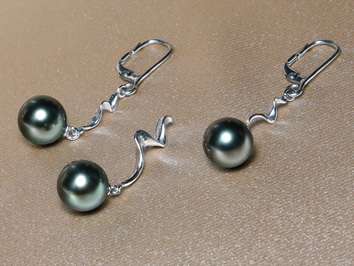 Zlatá súprava šperkov s tahitskými perlami TASET300C Zlatá súprava šperkov s tahitskými perlami TASET300C