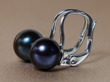 Zlaté perlové náušnice 14K DS701WFE-B