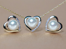 Perlový set v zlate