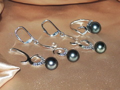 Šperky s tahitskými perlami a briliantmi v 14K zlate BC03WS-T šperky z tahitských perál BC03WS-T najvyššia AAA kvalita BC03WS-T