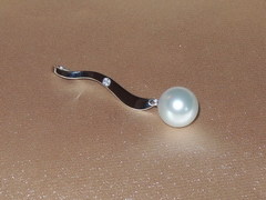 Prívesok s perlou BC04WP-W prívesok s juhomorskou perlou BC04WP-W najvyššia AAA kvalita BC04WP-W