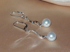 Perlové náušnice BC04WE-W perlové náušnice BC04WE-W najvyššia AAA kvalita BC04WE-W