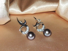 Perlové náušnice BC03SE-B perlové náušnice BC03SE-B BC03SE-B