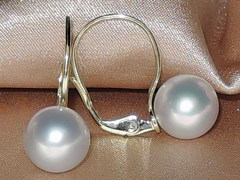 Šperky s perlami BC150YS-W perlové náušnice BC023YE-W najvyššia AAA kvalita BC150YS-W