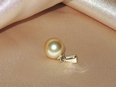 Šperky s perlami BC150YS-G prívesok s perlou SSPPZGC najvyššia AAA kvalita BC150YS-G