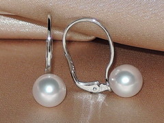 Šperky s perlami BC150WFS-W Perlové náušnice BC023WFE-W BC150WFS-W