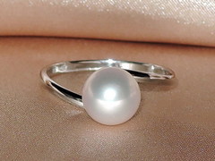 Šperky s perlami BC150WFS-W Prsteň s perlou BC028FWR-W BC150WFS-W