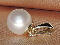 Šperky s perlami BC150YFS-W Prívesok s perlou RPP002wM BC150YFS-W