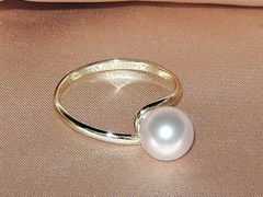Šperky s perlami BC150YFS-W Prsteň s perlou BC028YFR-W BC150YFS-W