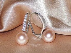 Šperky s perlami BC130WFS-P Perlové náušnice BC021WFE-P BC130WFS-P