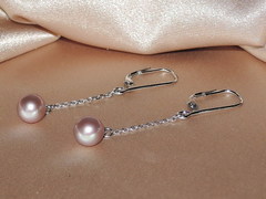 Šperky s perlami BC160WFS-L Perlové náušnice BC020WFE-L BC160WFS-L