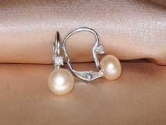 Šperky s perlami BC180WBS-P Perlové náušnice BC022WBE-P BC180WBS-P