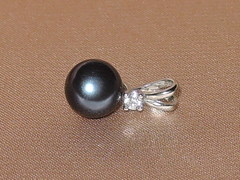 Šperky s perlami BC180WBS-B Prívesok s perlou BC026WBP-B BC180WBS-B