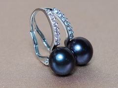 Perlové náušnice BC021WBE-B BC021WBE-B-1.JPG BC021WBE-B