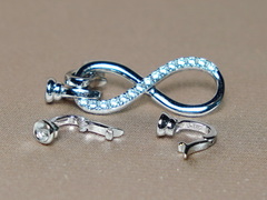 Dvojradový perlový uzáver NEKONEČNO K05.2.JPG  K05 