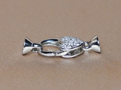 Elegantný strieborný perlový uzáver SRDIEČKO K04 Elegantný strieborný perlový uzáver srdiečko K04.1.JPG K04