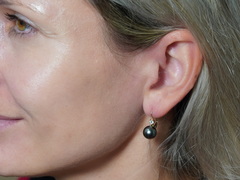 Perlové náušnice čierne tahitské perly AAA DS222YE-T Perlové náušnice DS222YE-T.3.JPG DS222YE-T