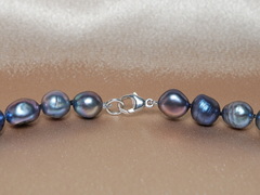 Perlový náhrdelník pravé čierne sladkovodné perly BN7080Gb Perlový náhrdelník BN7080GB-1.JPG BN7080Gb