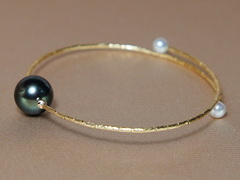Perlový náramok s pravou tahitskou perlou AA+ a 18K zlatom TB18KAA+ZY Perlový náramok TB18KAA+ZY.1.JPG TB18KAA+ZY