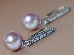 Strieborné náušnice s pravými perlami a zirkónmi BC024SE-L.1.JPG BC024SE-L