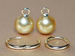 Zlaté náušnice 14K s perlami Južného Pacifiku WW017YE-G.2.JPG WW018YE-G