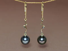 Zlaté náušnice 14K s tahitskými perlami AAA TE300AAAC Zlaté náušnice 14K s pravými tahitskými perlami AAA.2.JPG TE300AAAC