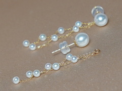 Zlaté náušnice 18K s pravými perlami PE018SP.1.JPG PE018SP