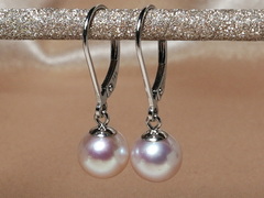 Zlaté náušnice 14K s ružovými perlami GA014WFE-P Zlaté náušnice s perlami GA014WFE-P-1.JPG GA014WFE-P