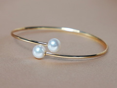 Zlatý náramok 18K s riečnymi perlami AAA WW08YB-WW Zlatý náramok s perlami WW08YB-WW.1.JPG WW08YB-WW