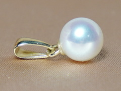 Zlatý prívesok 14K s riečnou perlou AAA RPP002wM Zlatý prívesok s bielou riečnou perlou RPP002wM.1.JPG RPP002wM