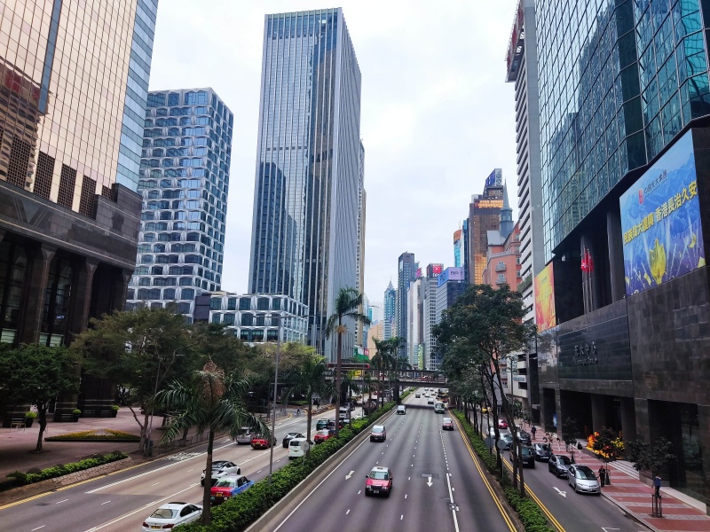 cesta na výstavisko Hong Kong